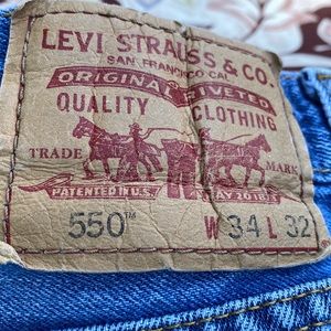Levi 550 34 x 32 Jeans